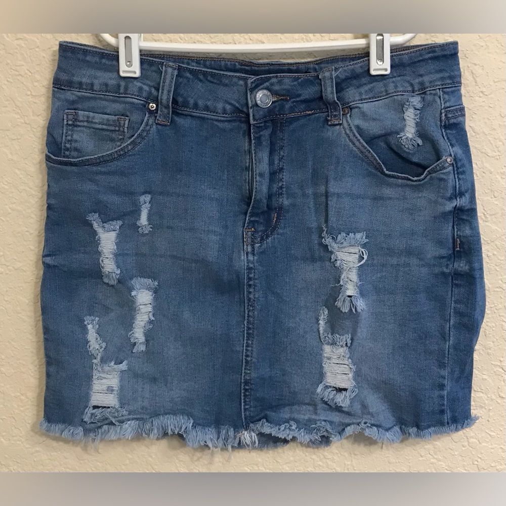 Wax Jeans Womens Jean Skirt